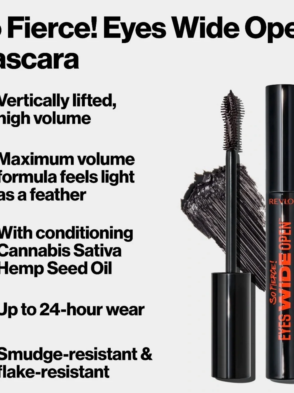 Revlon So Fierce! Eyes Wide Open Mascara — Black